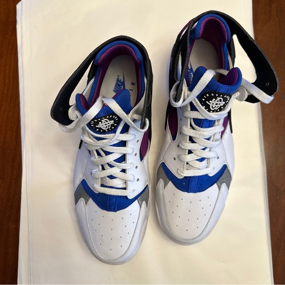 Nike Air Flight Huarache OG Varsity Purple Blue Sneakers FD0183-101 Mens Size 10 - Picture 3 of 14